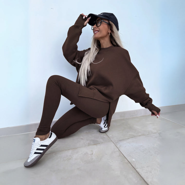 YACHI | Long Sleeve Sweatshirt and Trousers Set