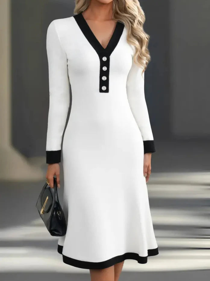 Kaylin | Stylish Long-Sleeve Dress