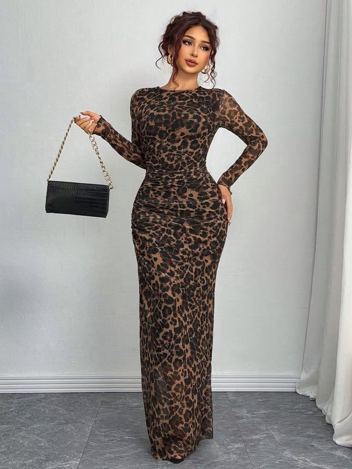 TORINA | Round Neck Bodycon Maxi Dress