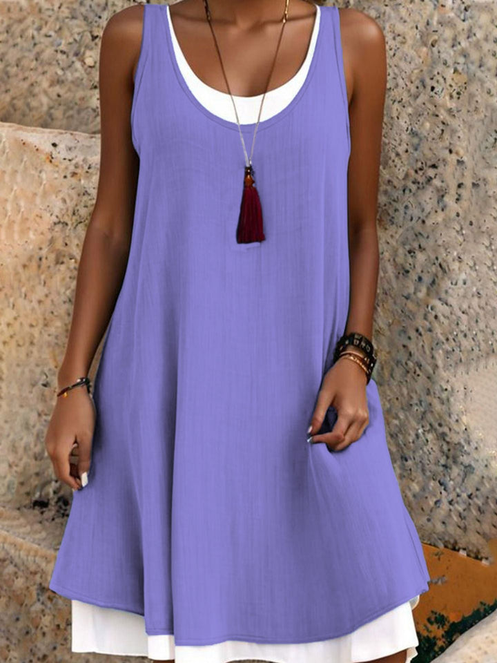 MARISSA | Layered Sleeveless Dress