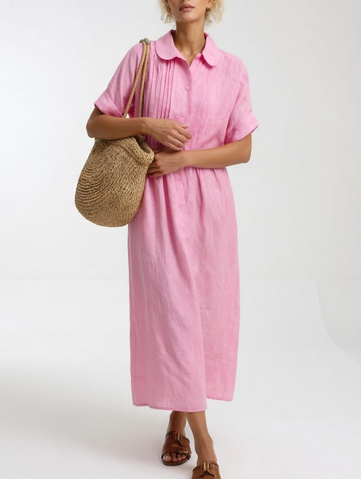 Lysandra | Summer Flowing Shirt Dress