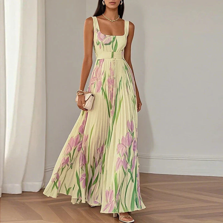 GIULIA | Floral Maxi A-Line Dress