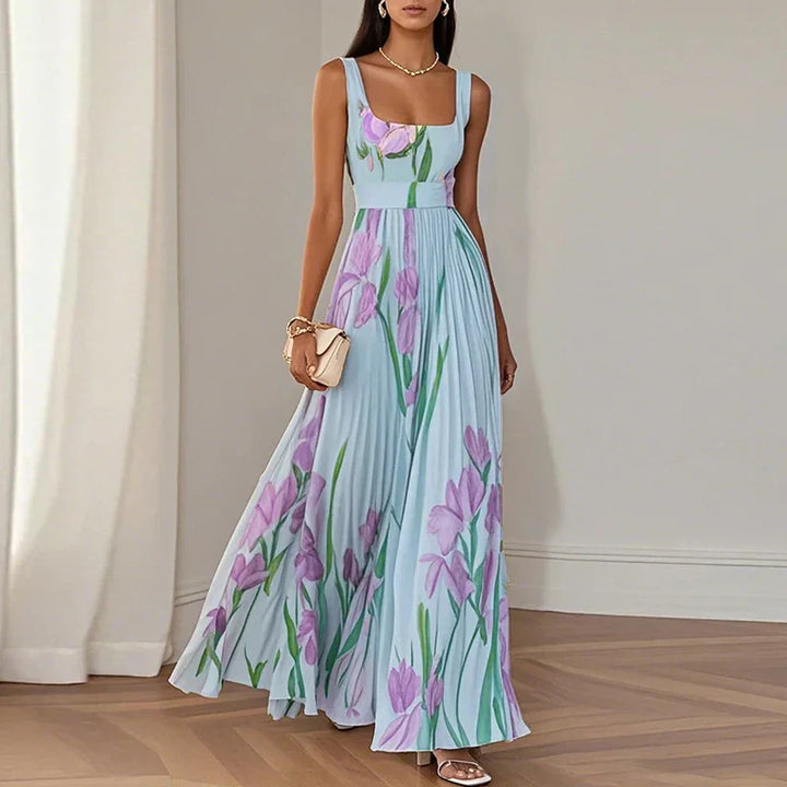 GIULIA | Floral Maxi A-Line Dress