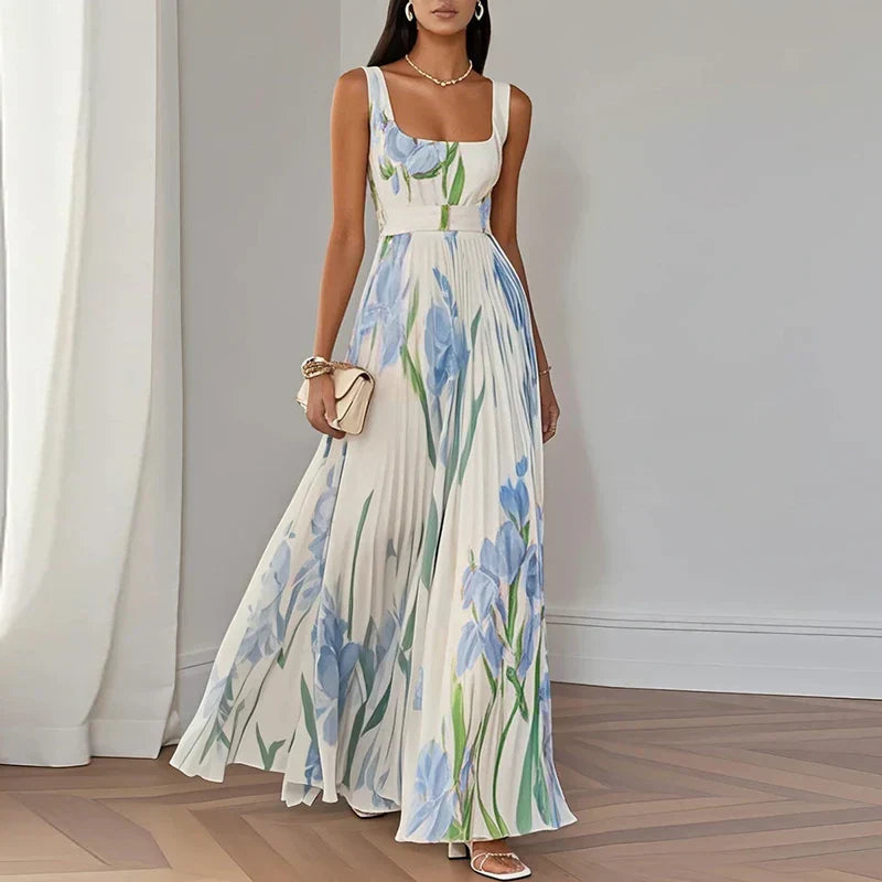 GIULIA | Floral Maxi A-Line Dress