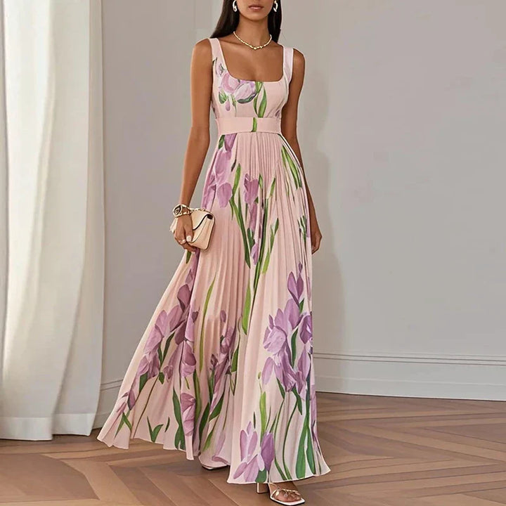 GIULIA | Floral Maxi A-Line Dress