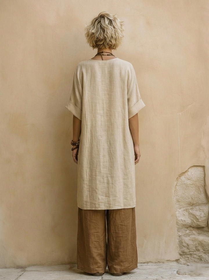 Valentina | Complete Bohemian Long Embroidered Outfit