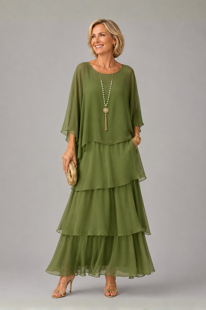 LARA™ | Elegant Flowing Maxi Dress