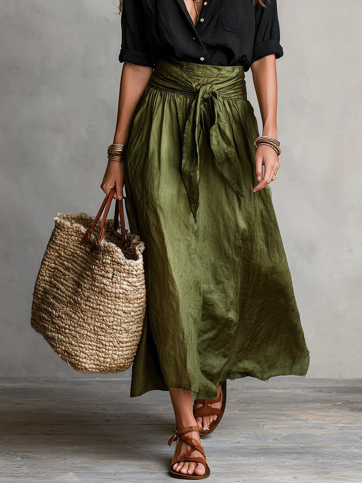 RIVER | Relaxed Two-Piece Midi Skirt Set