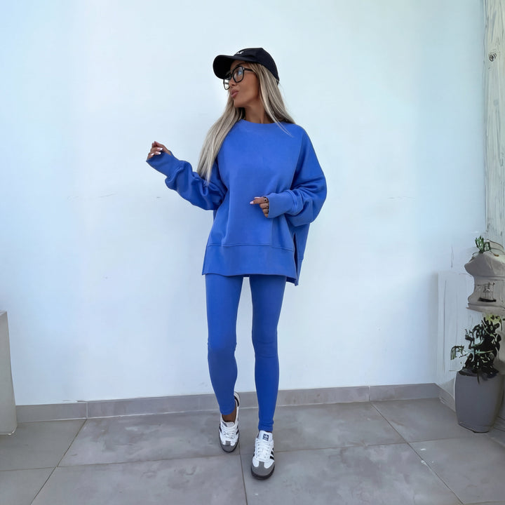 YACHI | Long Sleeve Sweatshirt and Trousers Set