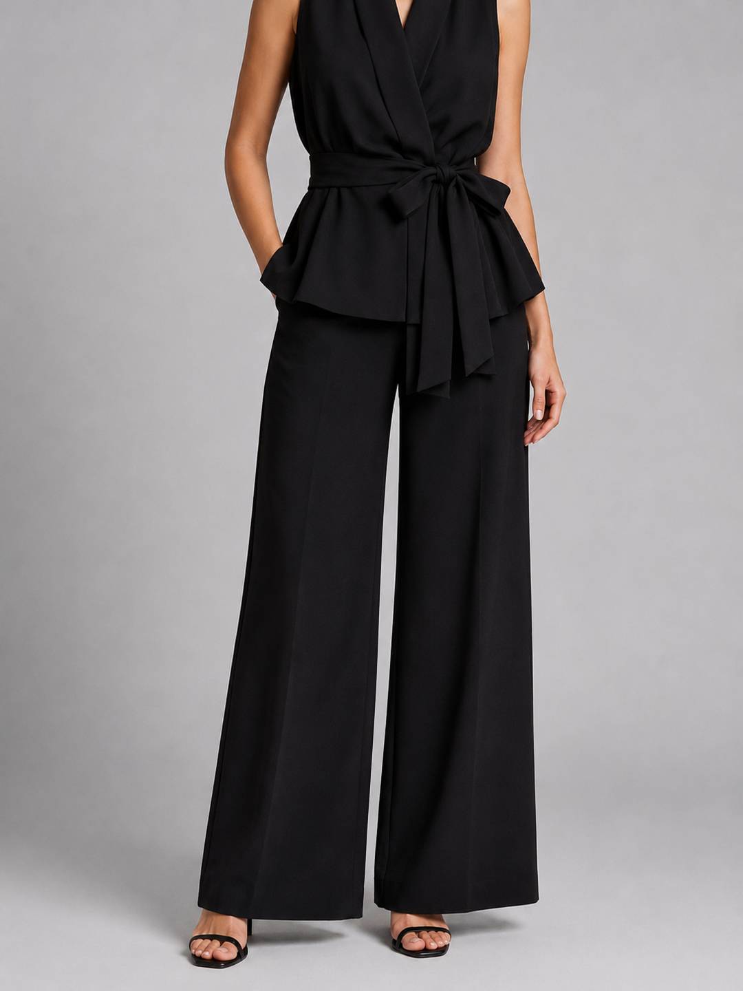 Amelia | Wrap Top & Wide-Leg Trousers Set