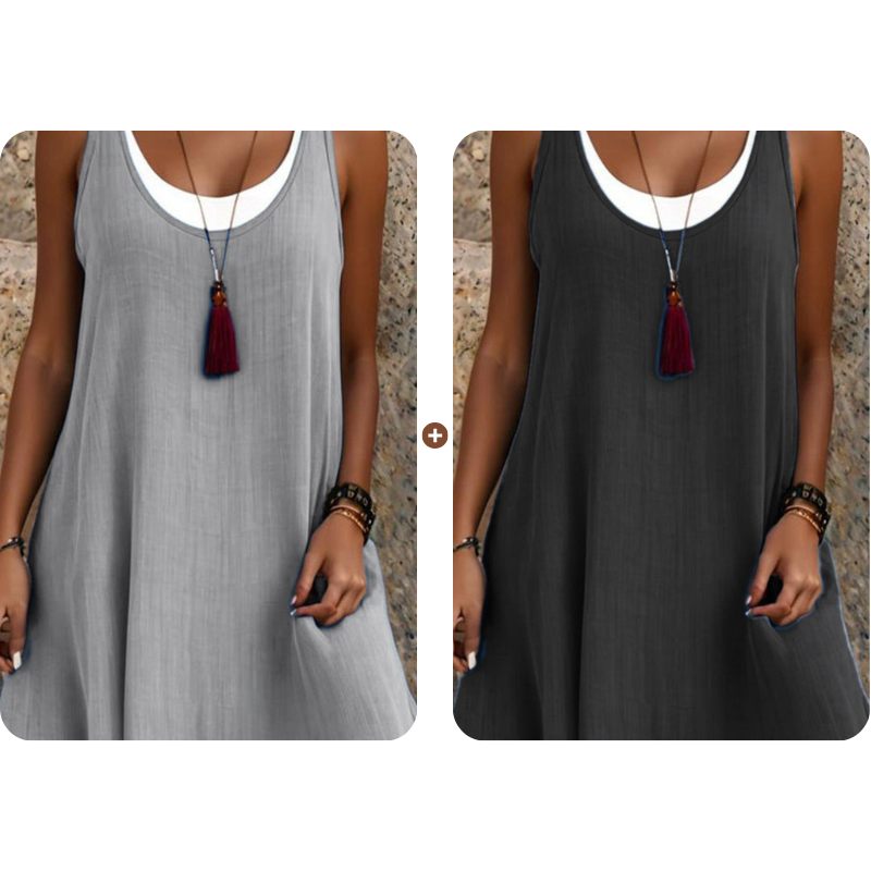MARISSA | Layered Sleeveless Dress