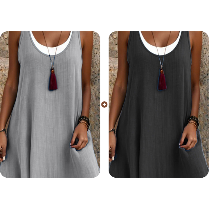 MARISSA | Layered Sleeveless Dress