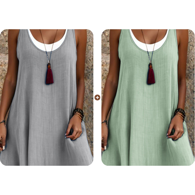 MARISSA | Layered Sleeveless Dress
