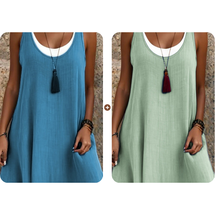 MARISSA | Layered Sleeveless Dress