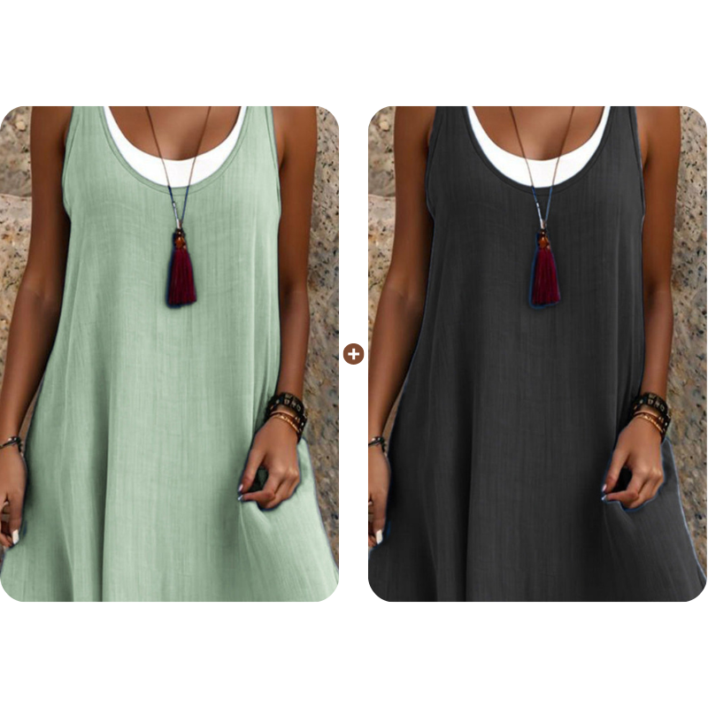 MARISSA | Layered Sleeveless Dress