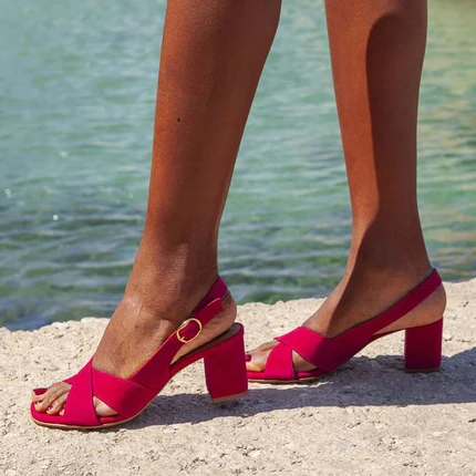 Céleste | Block Heel Summer Sandals