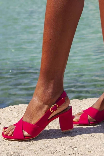 Céleste | Block Heel Summer Sandals