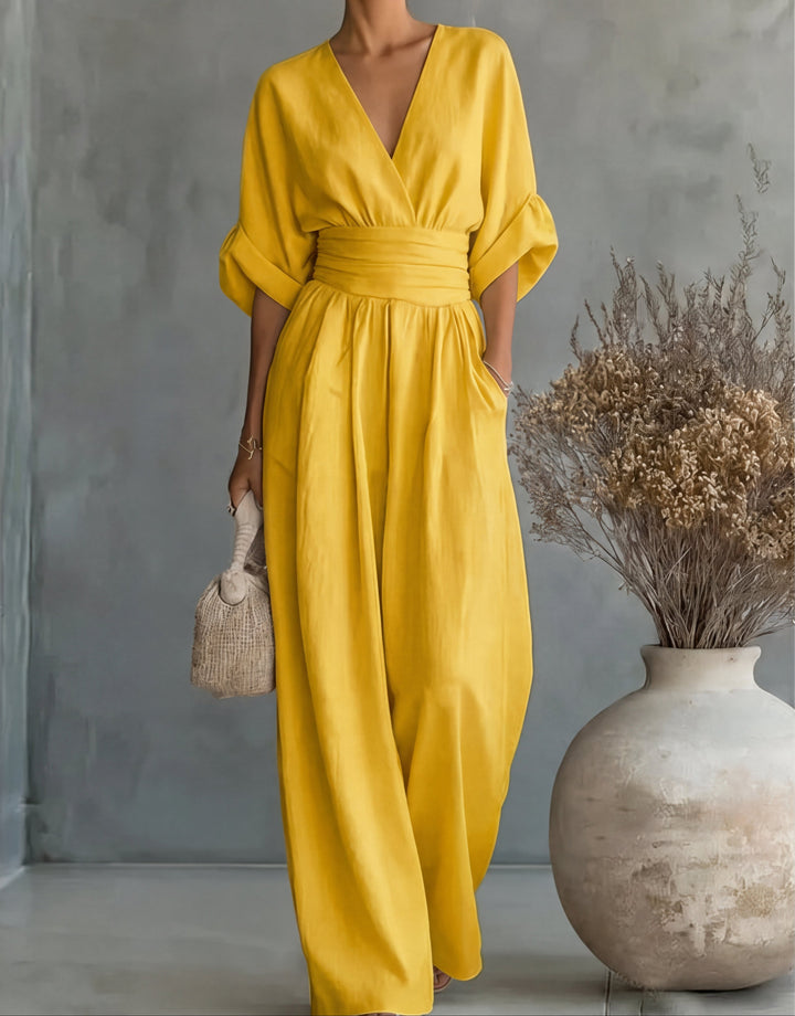 Chiara | Fluid Printed Jumpsuit