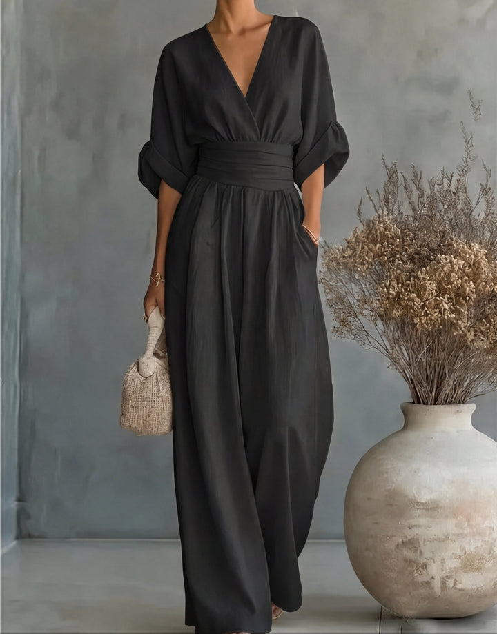 Chiara | Fluid Printed Jumpsuit