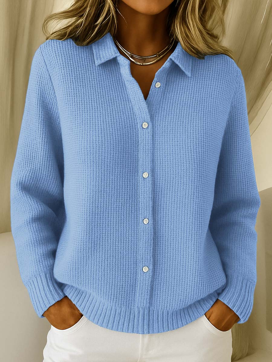 KATRINA™ | Textured Knit Button Cardigan