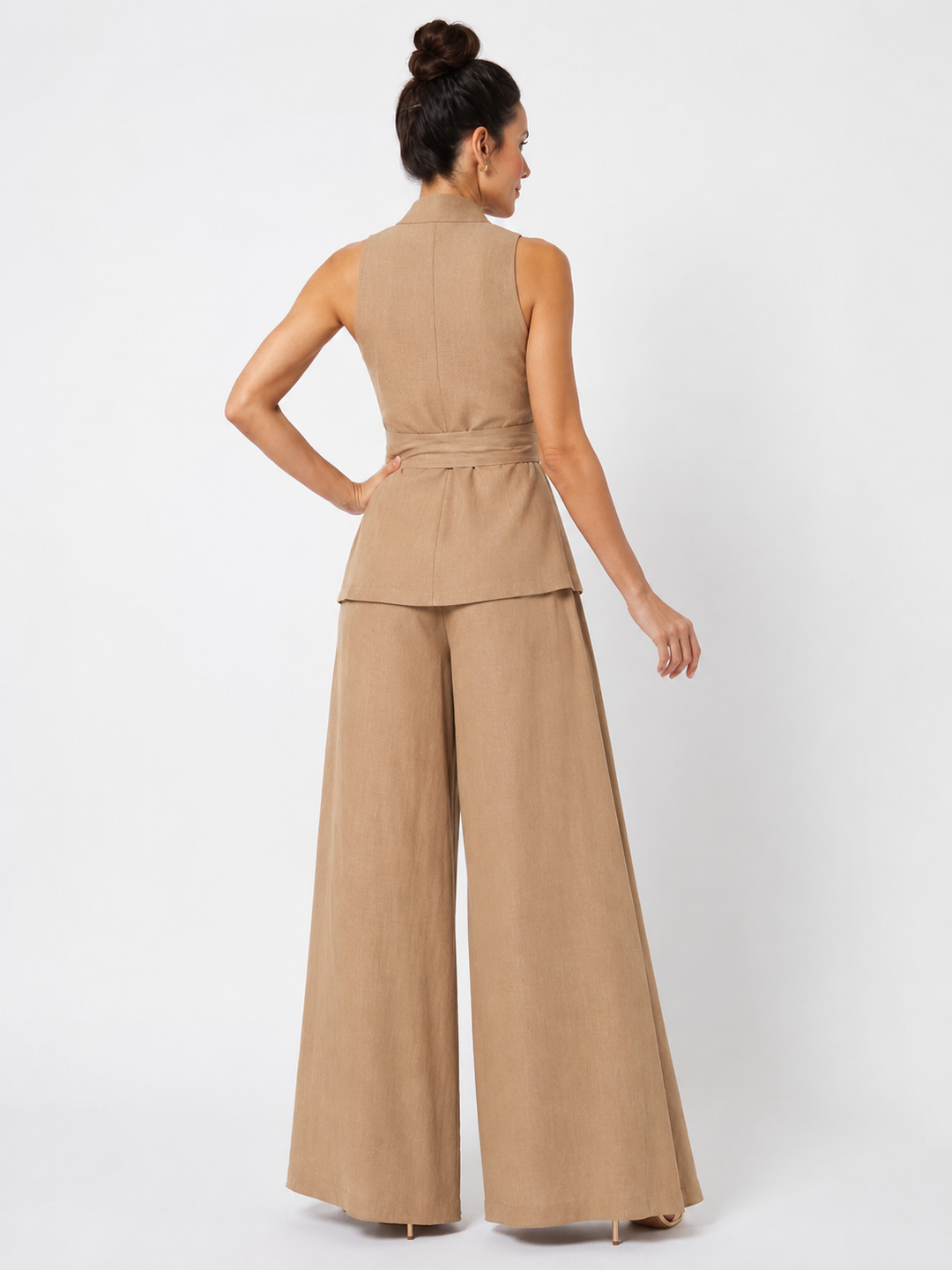 Amelia | Wrap Top & Wide-Leg Trousers Set