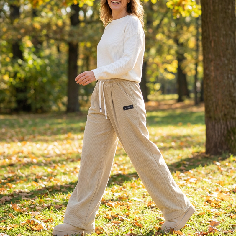 Livia | Comfortable Wide Trousers