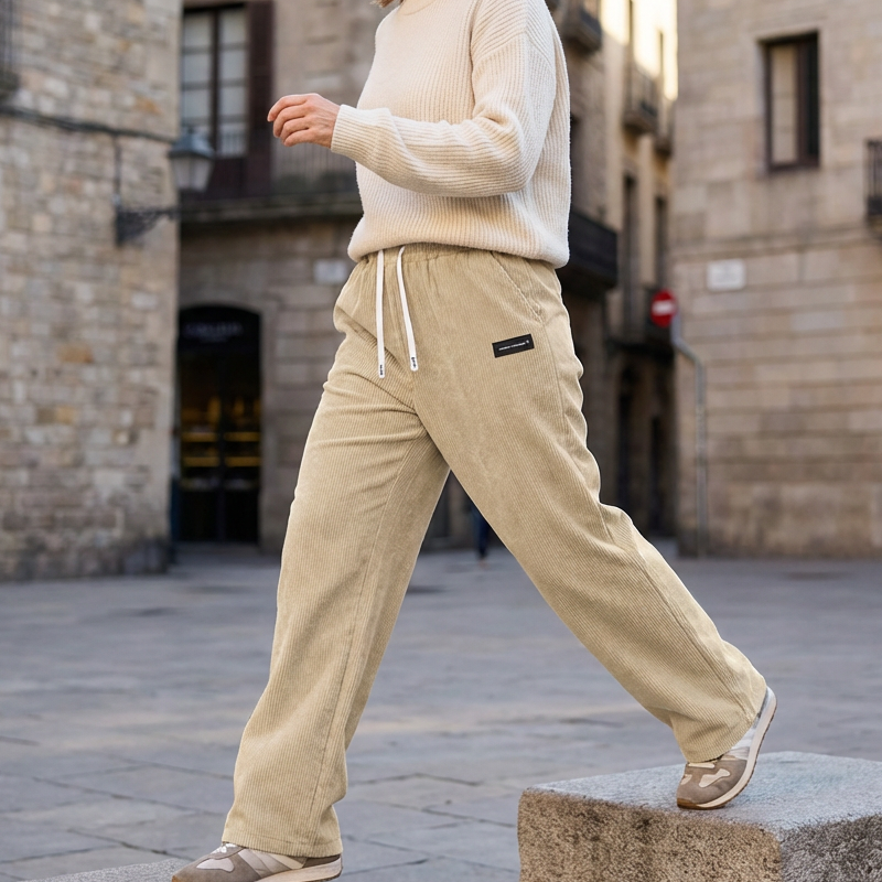 Livia | Comfortable Wide Trousers