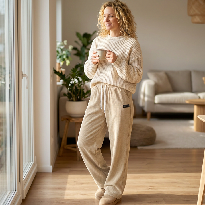 Livia | Comfortable Wide Trousers